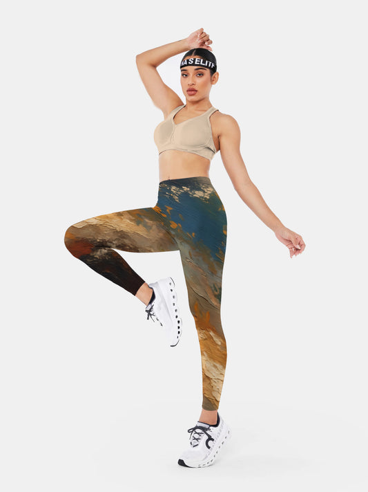 I197 pastel yoga leggings