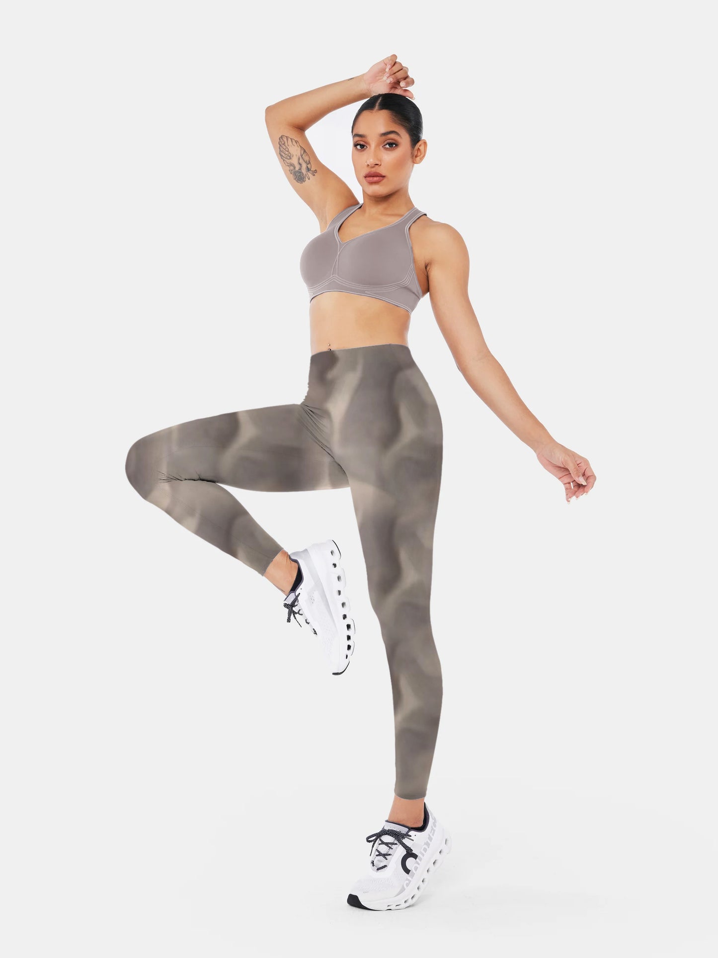 P135 printed yoga leggings