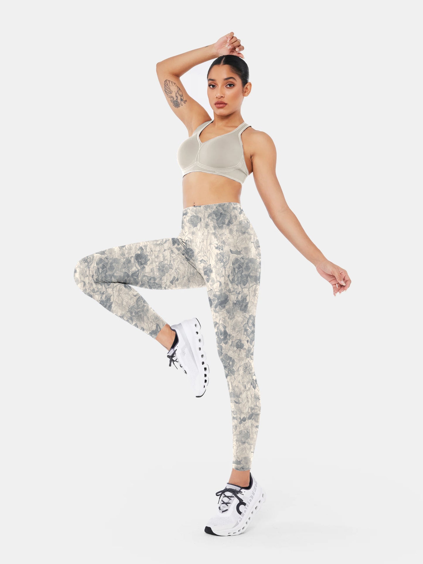 F136 printed yoga leggings