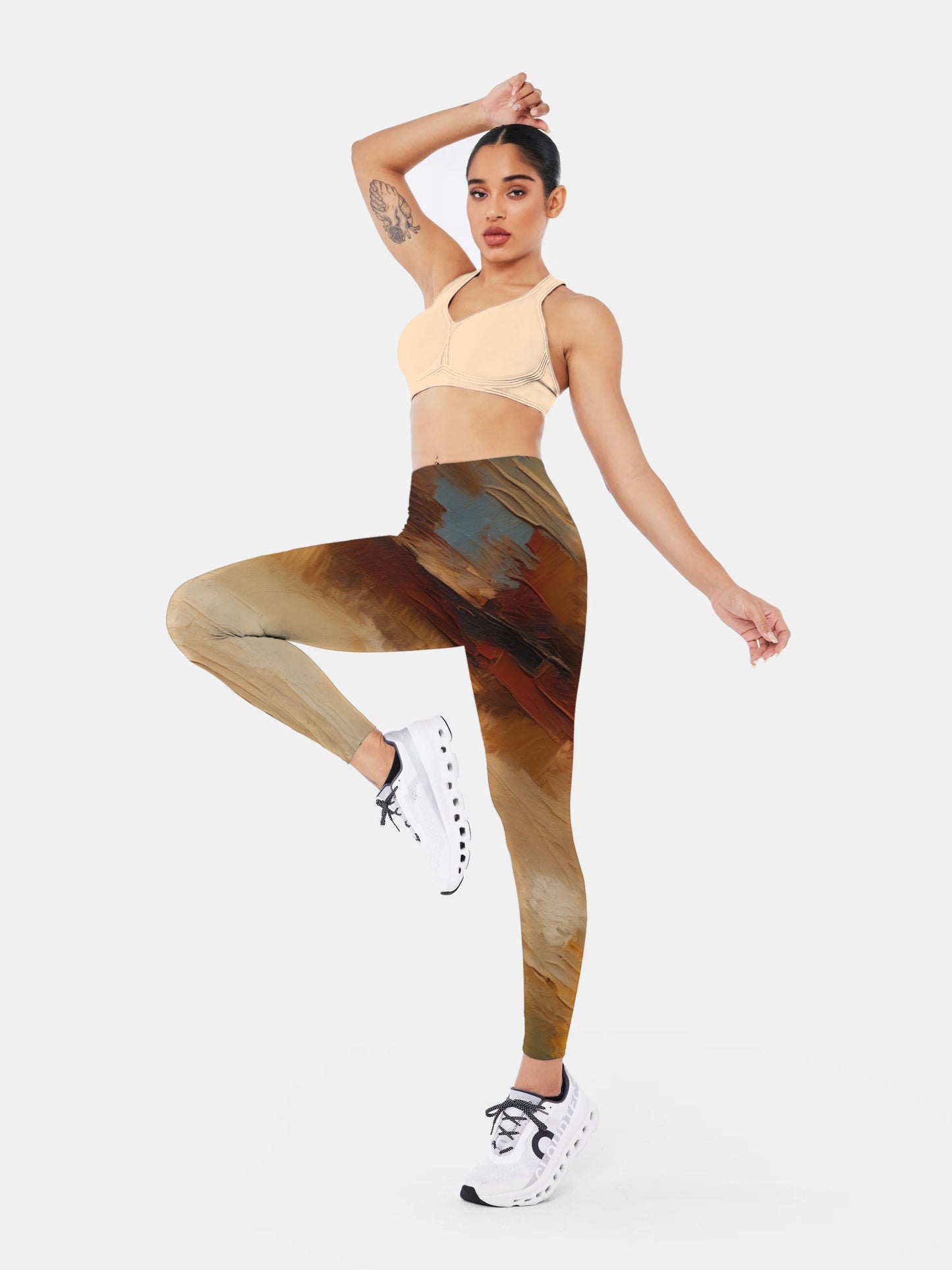 I203 pastel yoga leggings