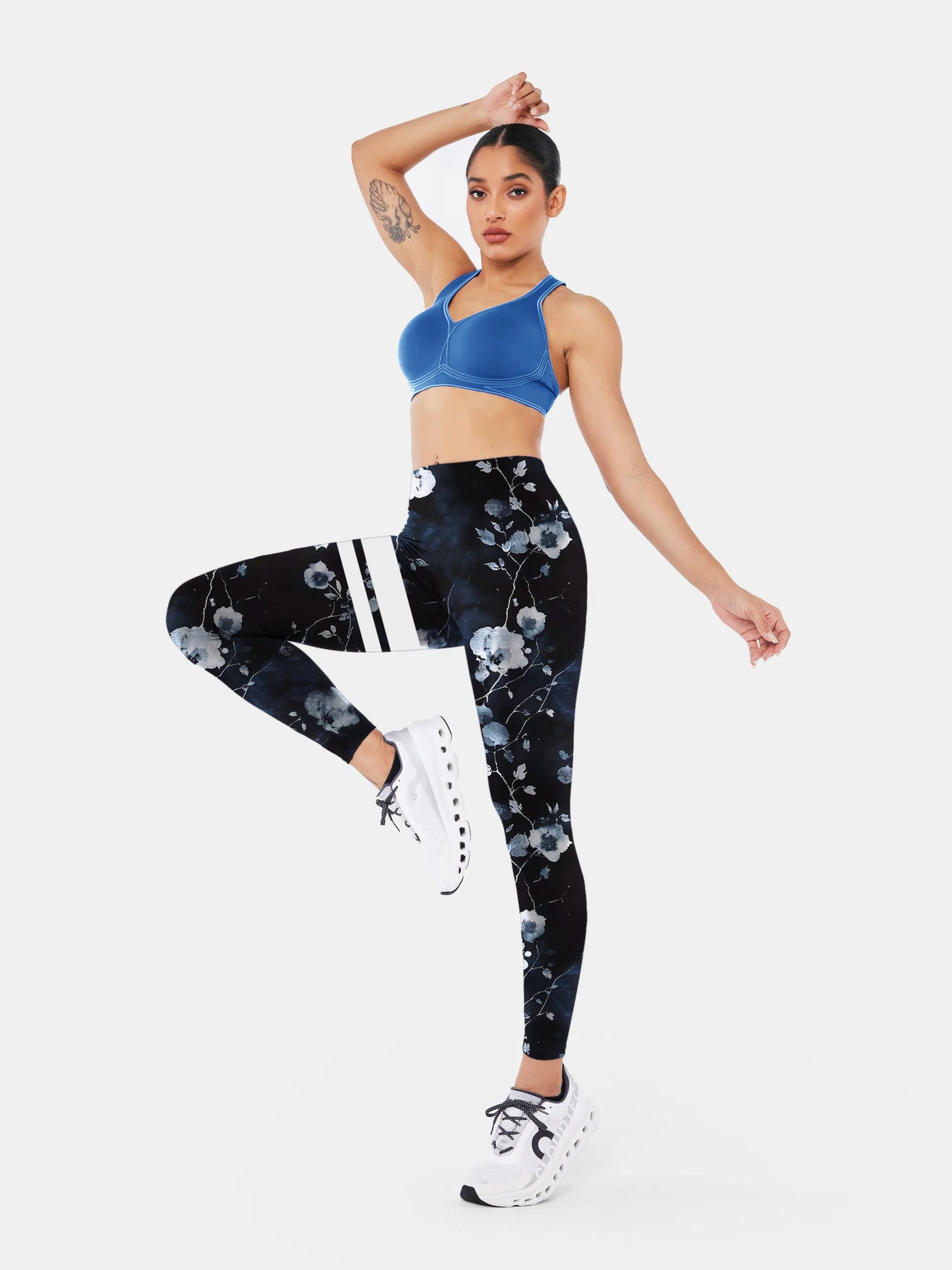 F126 Printed yoga leggings