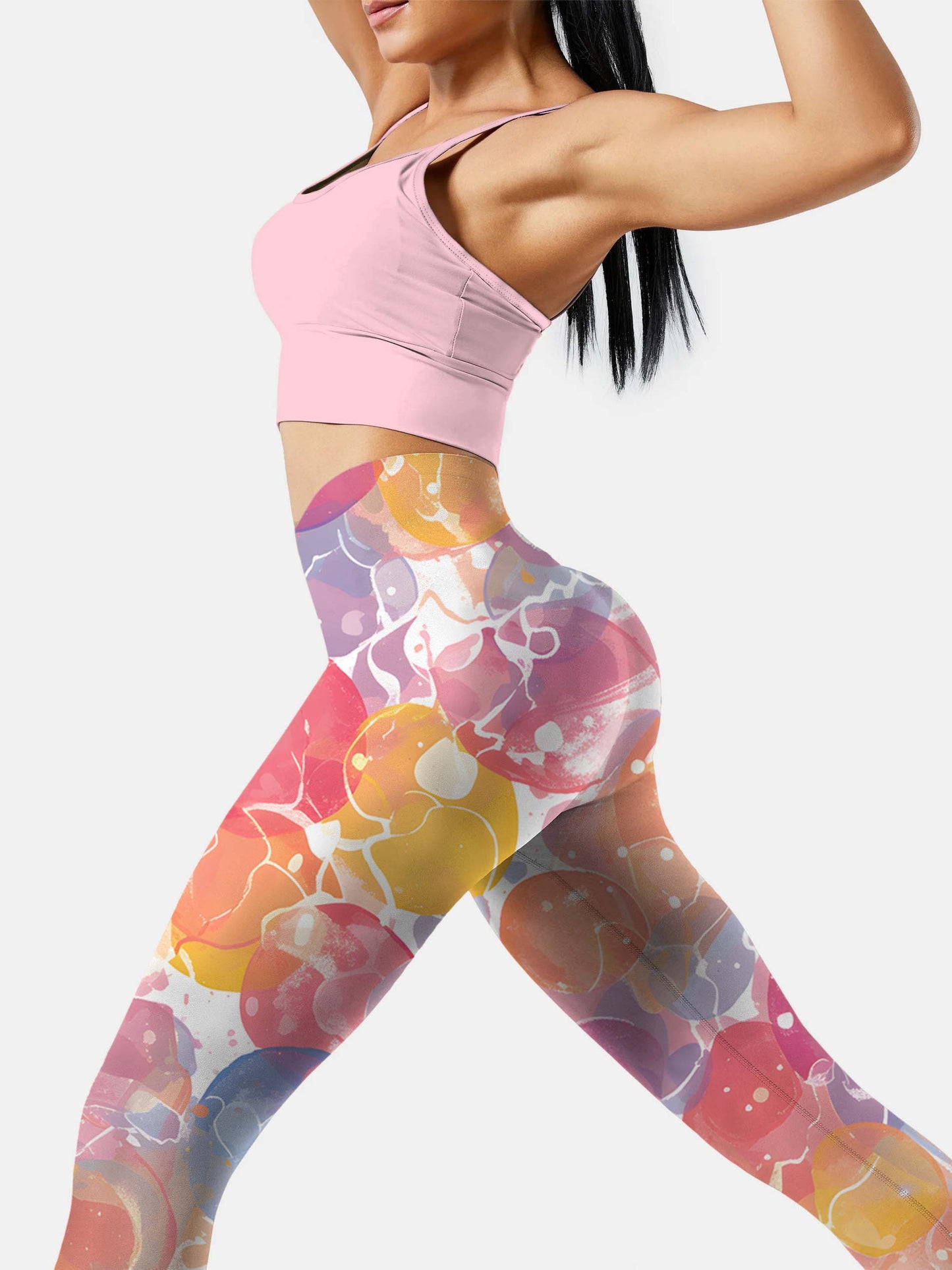 F209 print yoga leggings