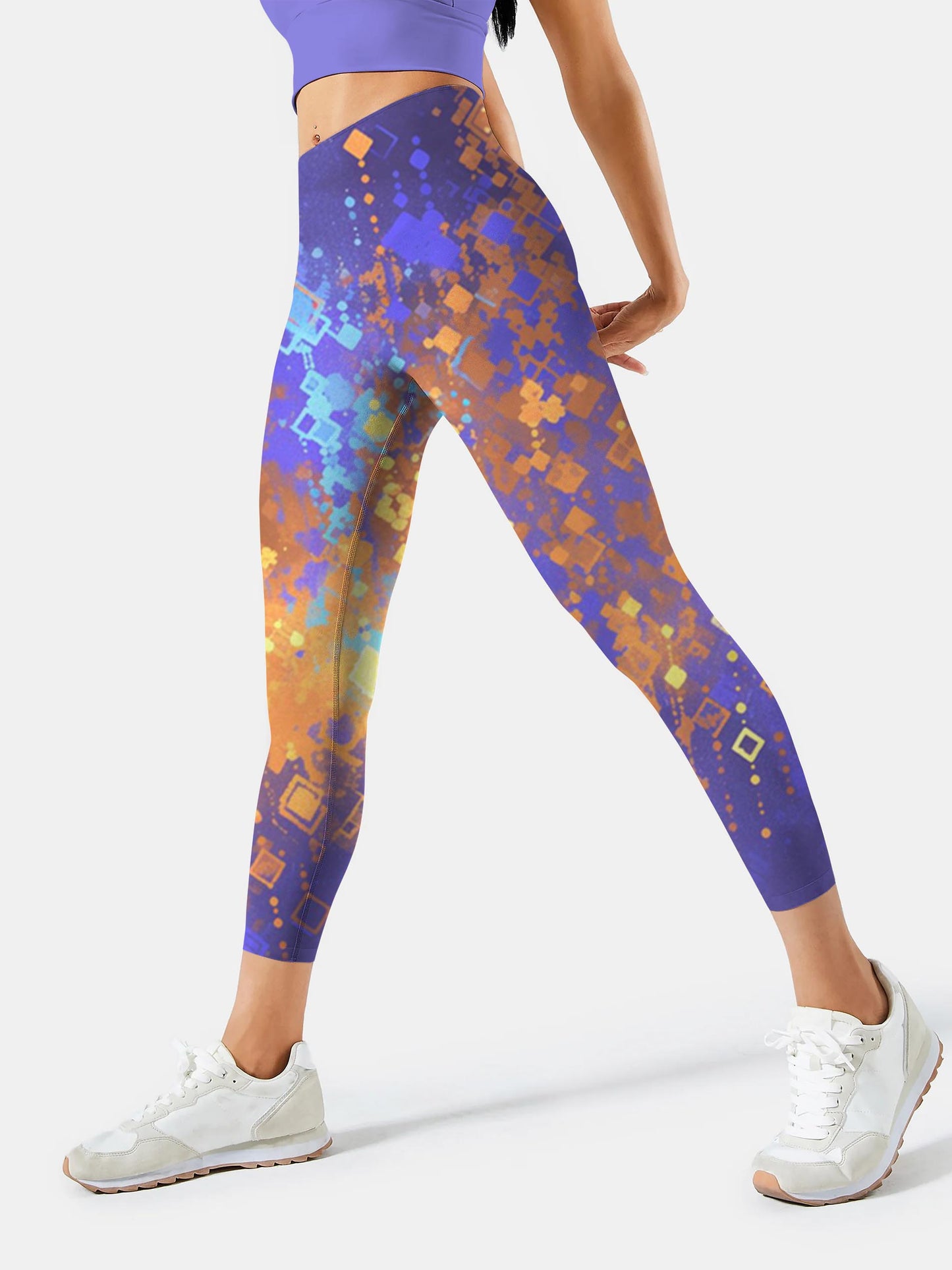 S274 Abstract  yoga leggings