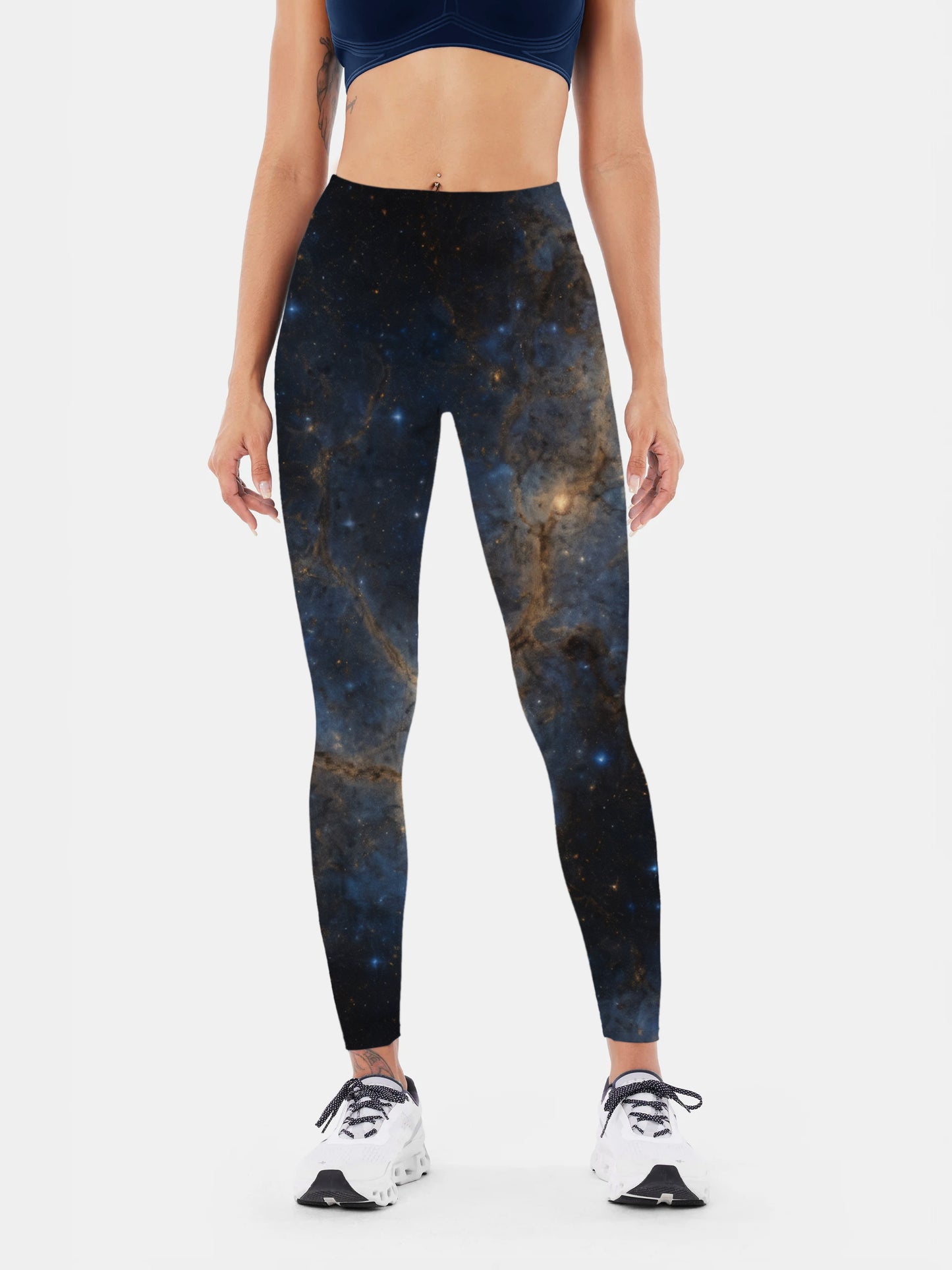 N199 starry sky yoga leggings