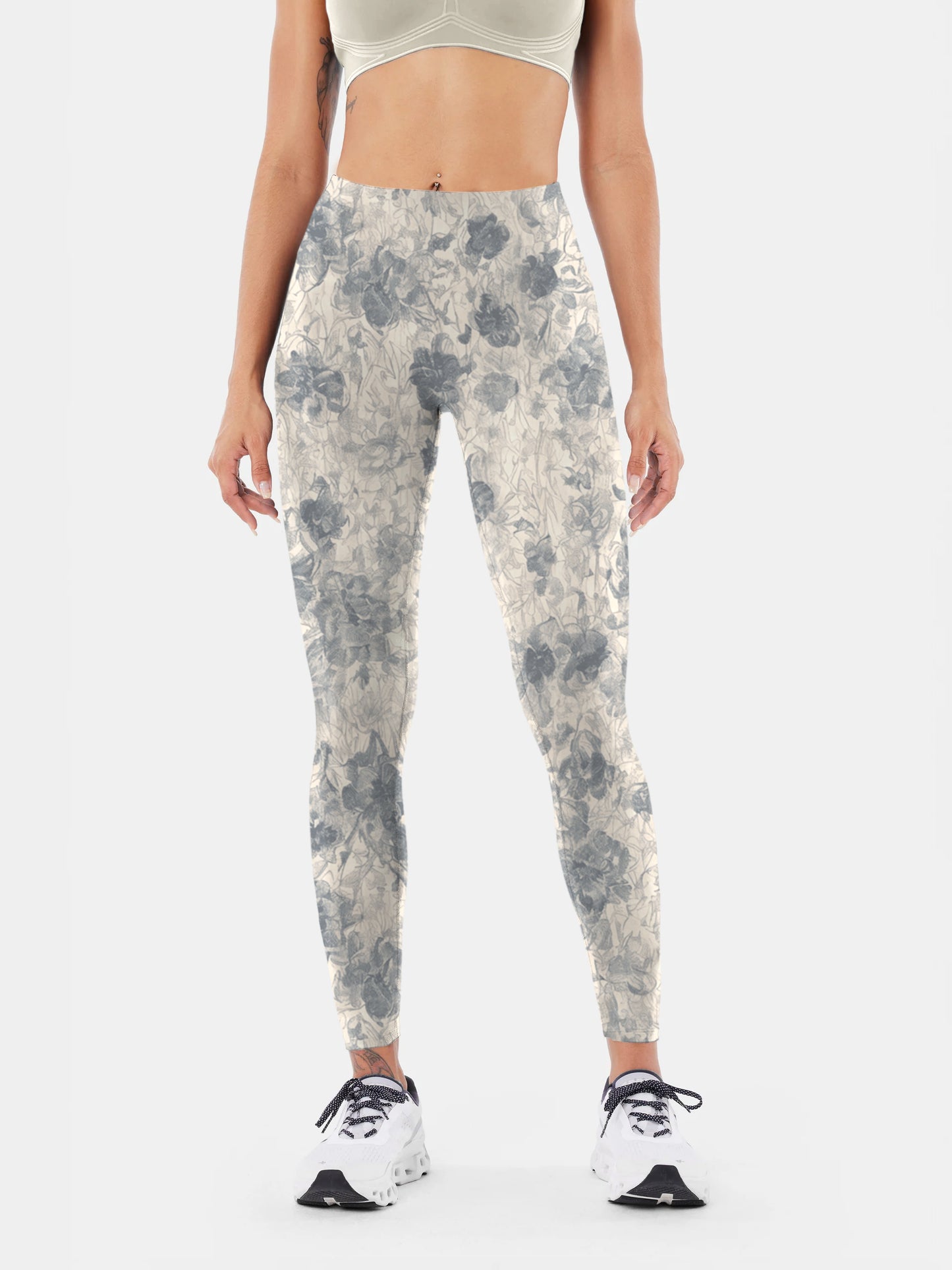 F136 printed yoga leggings