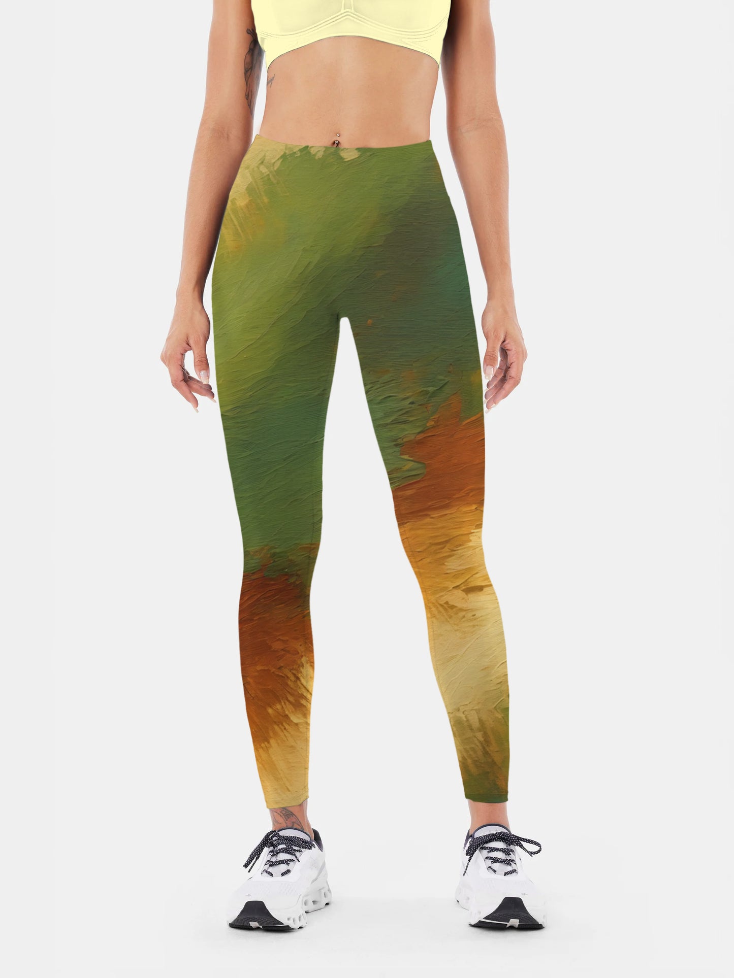 I202 pastel yoga leggings