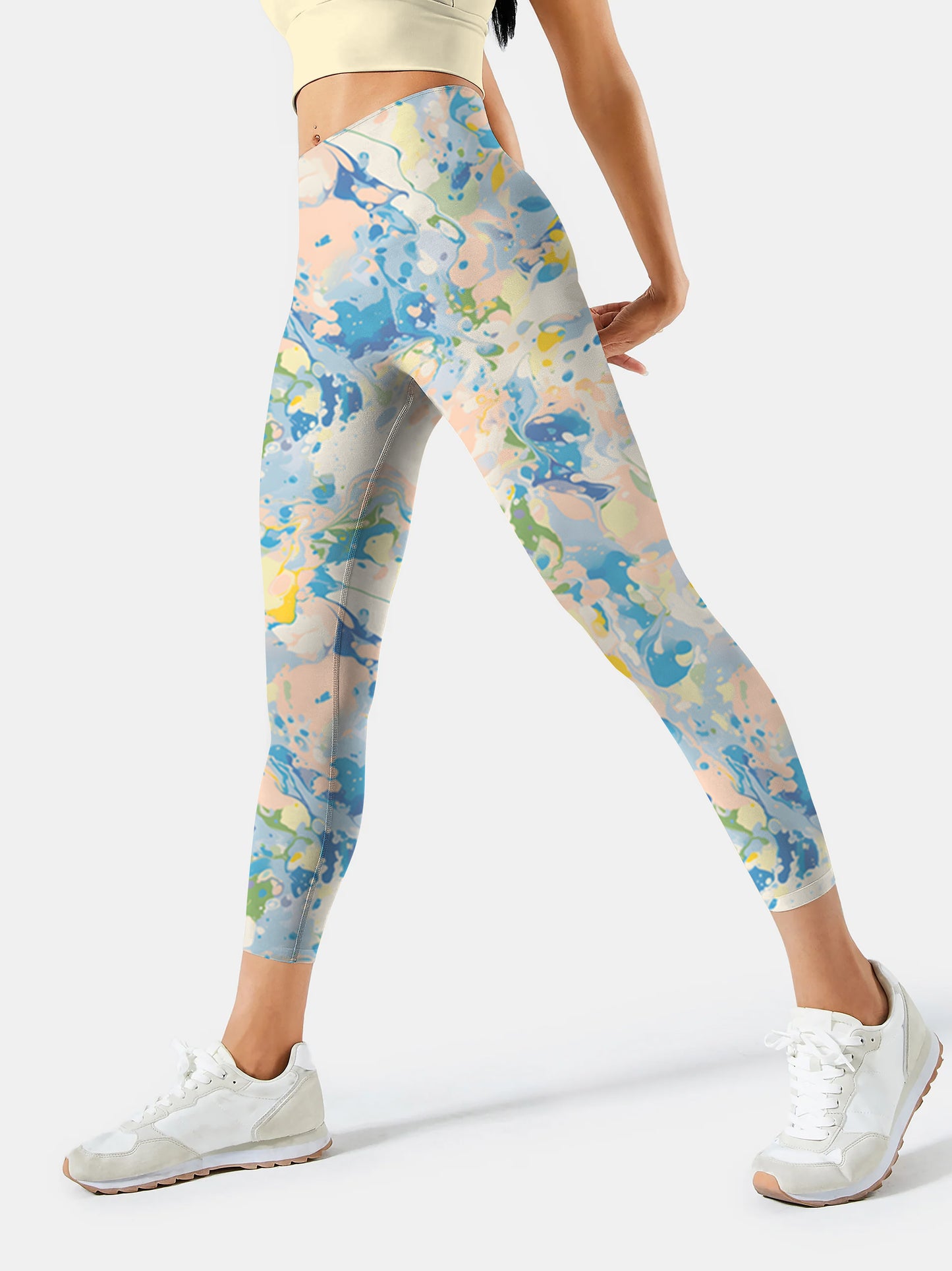 I205 Inked yoga leggings