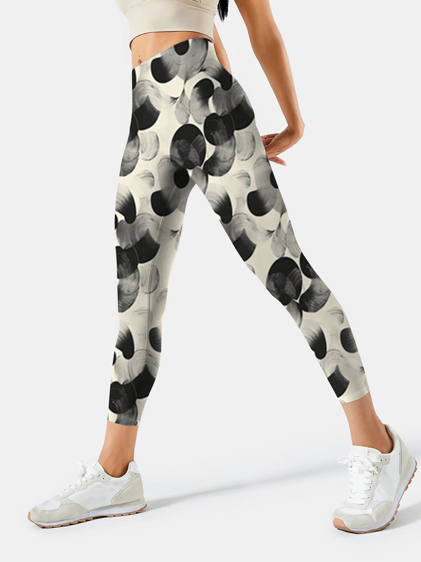 Beige Ink Yoga leggings