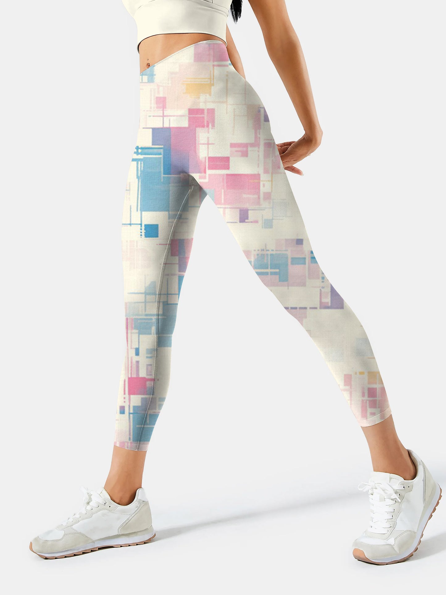 B240  Colorblock Yoga leggings