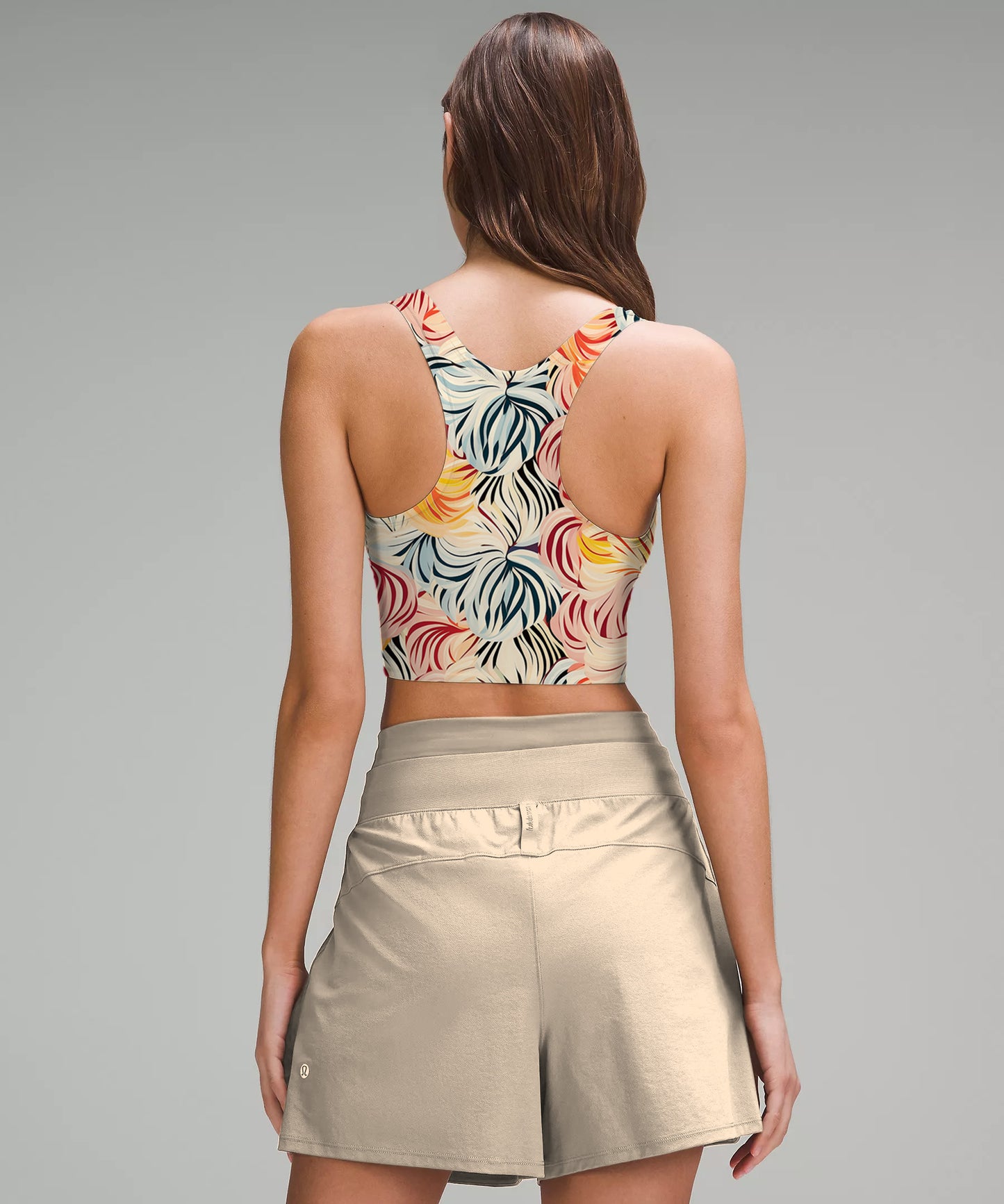 F119 Printed Yoga Top Tank