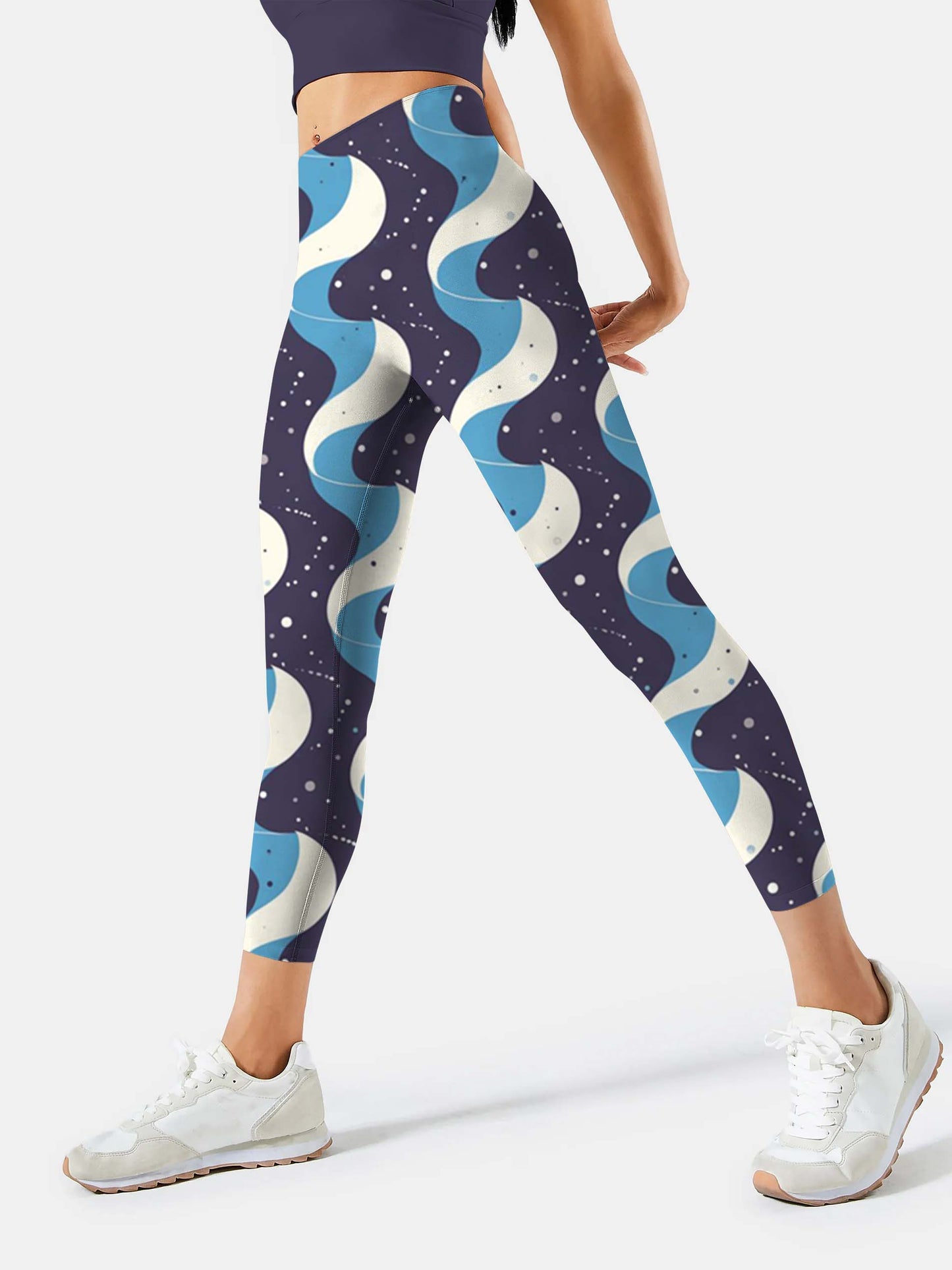 S262 long spiral yoga leggings