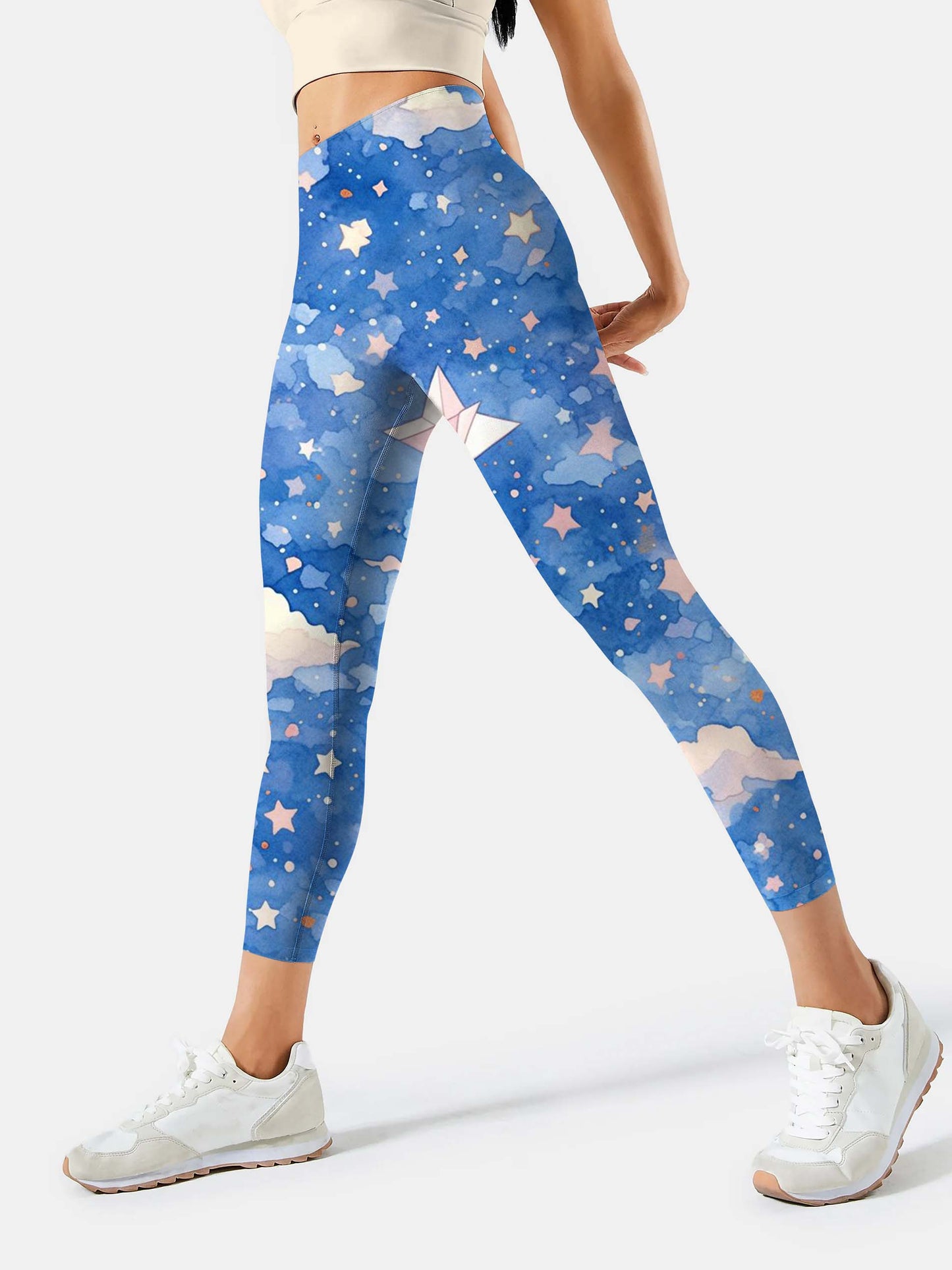 S218 Lovely Star yoga leggings