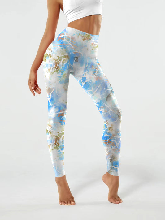 I214 Inked yoga leggings