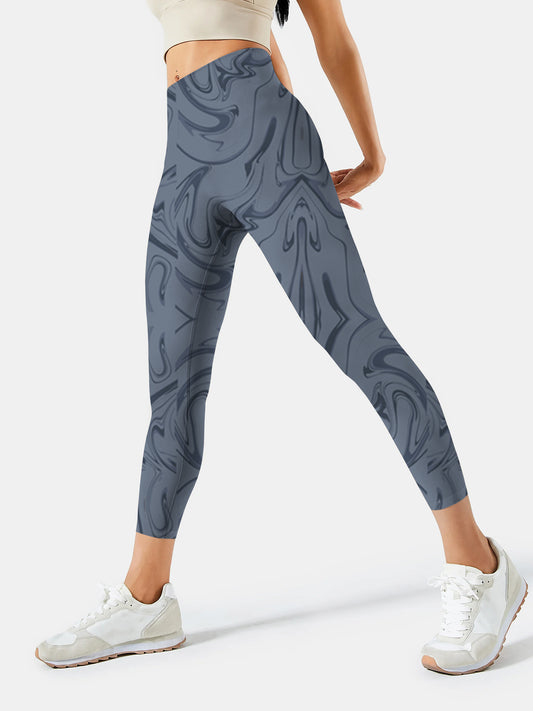 Irregular Ripple Yoga leggings