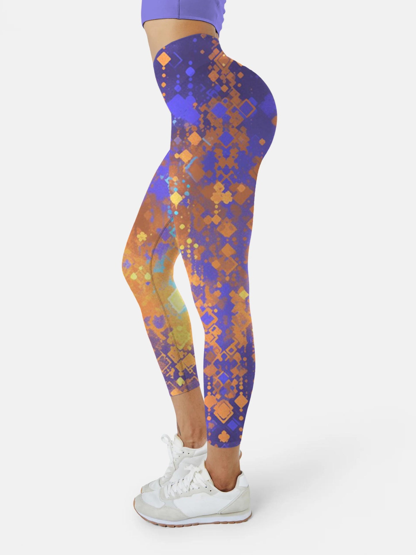 S274 Abstract  yoga leggings