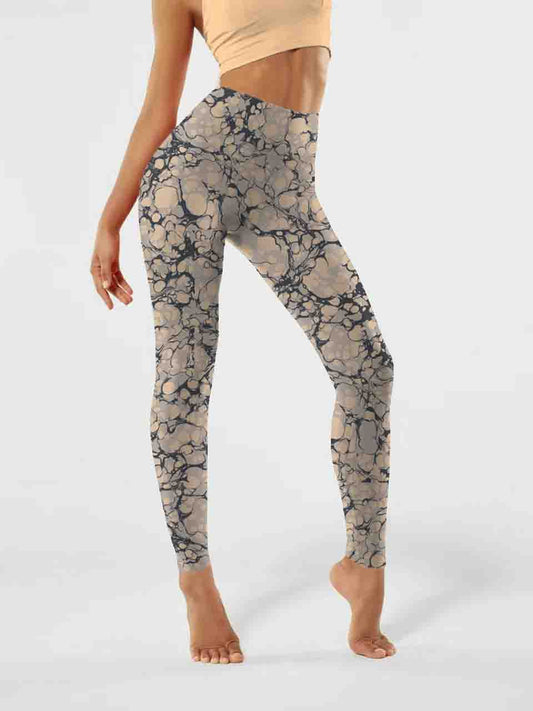 I161 Ink-dyed yoga leggings