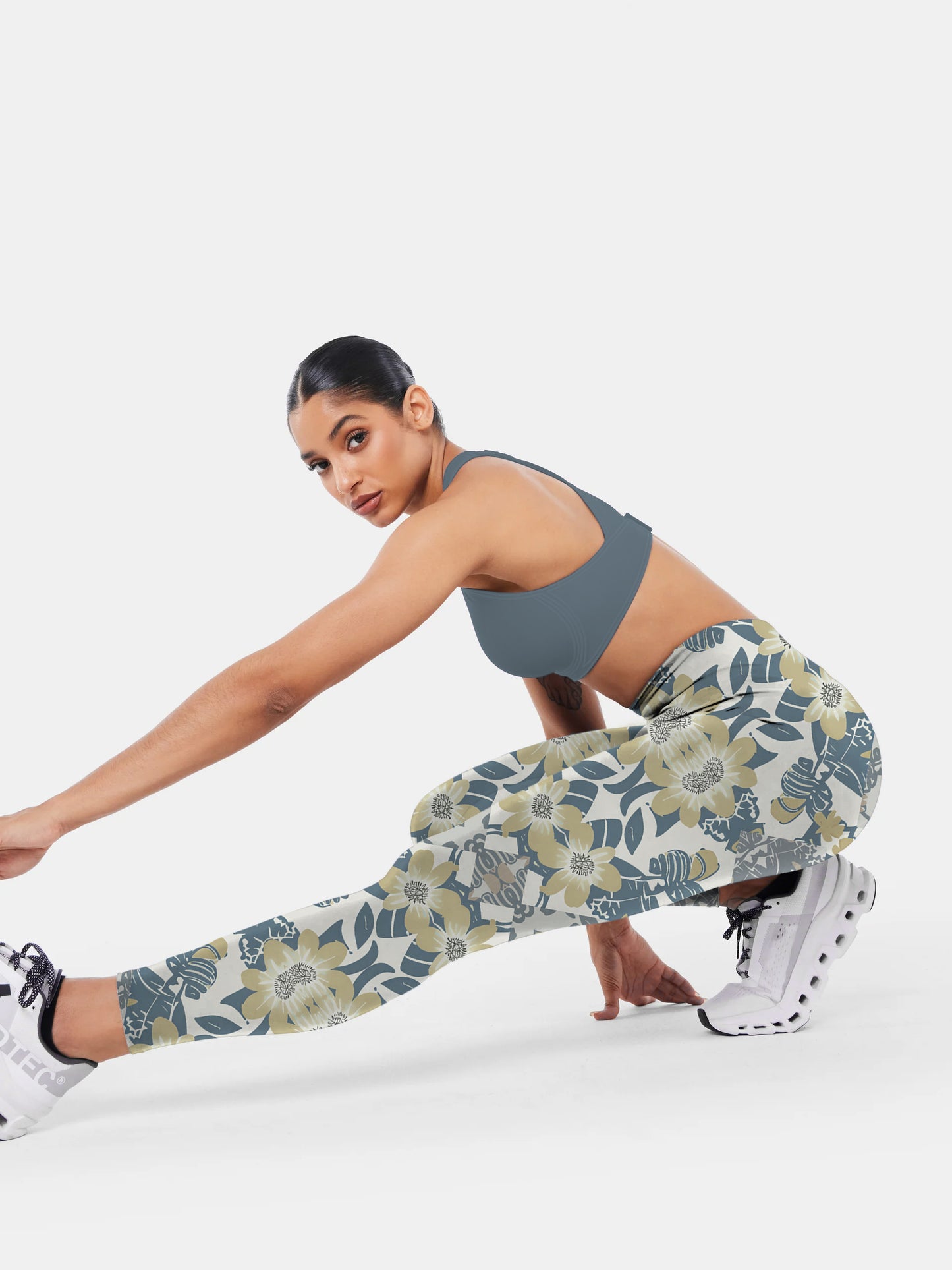 F141 printed yoga leggings