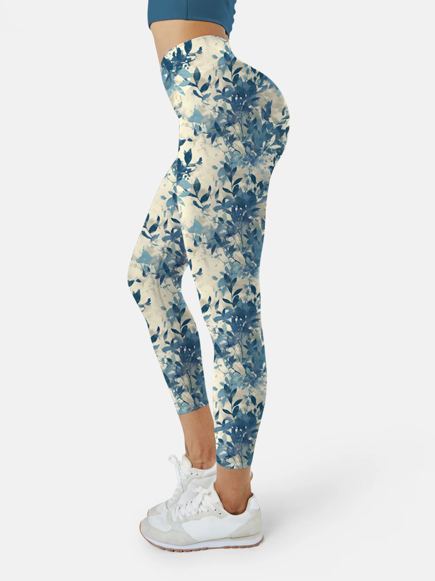 F207 printed yoga leggings