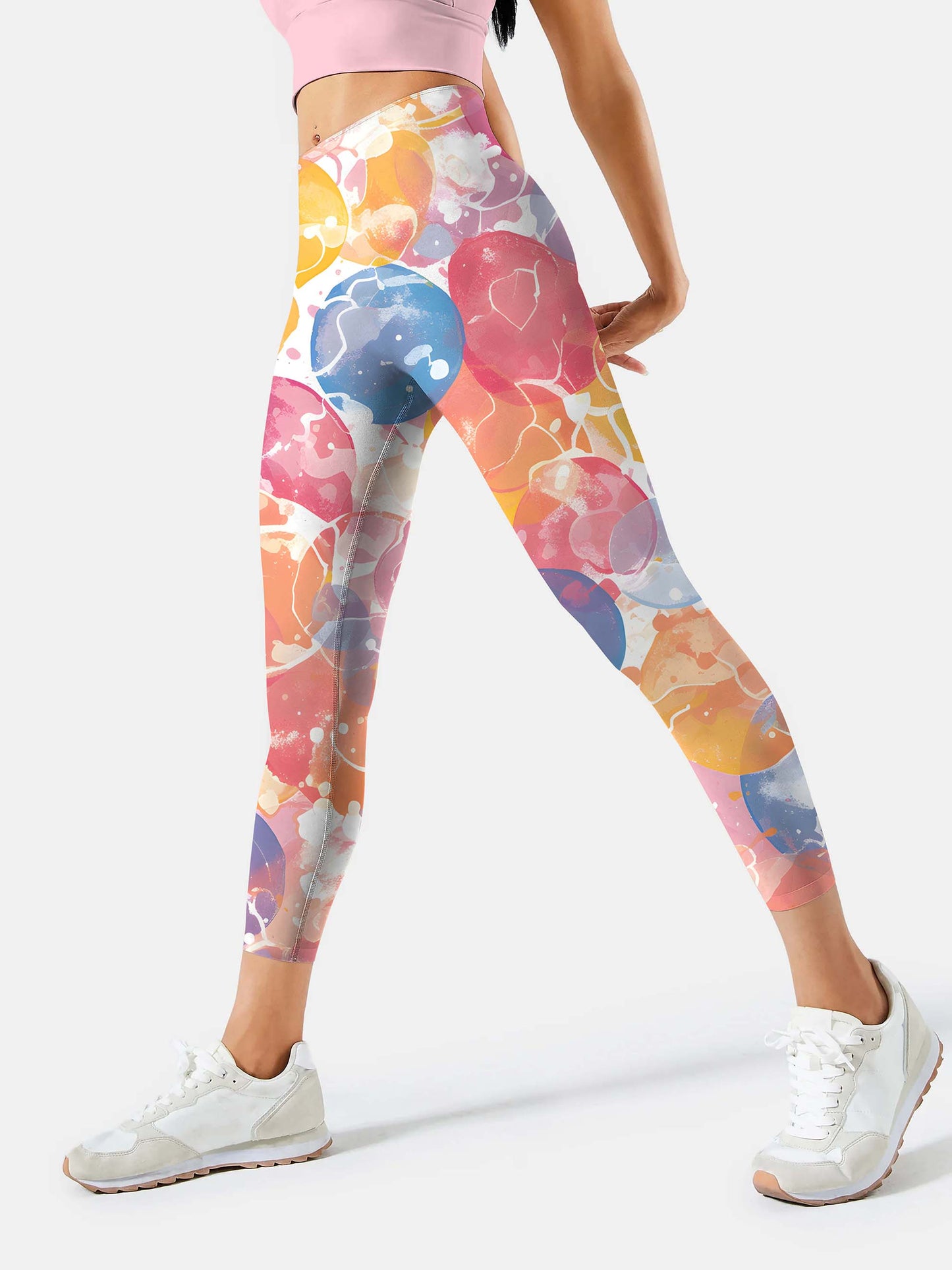 F209 print yoga leggings