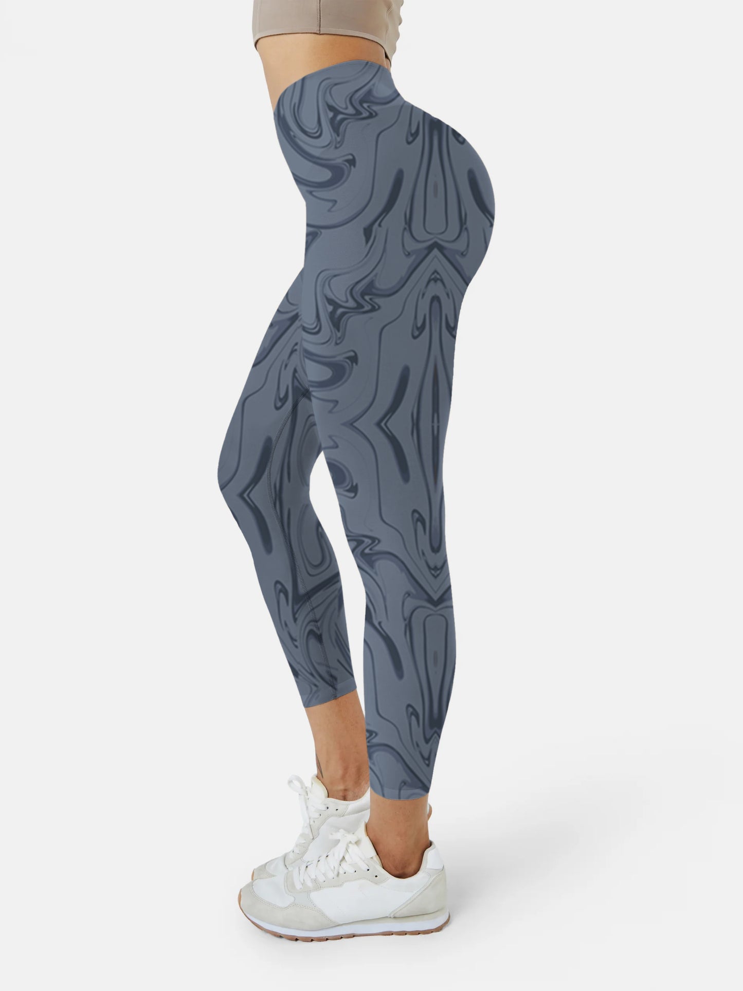 Irregular Ripple Yoga leggings