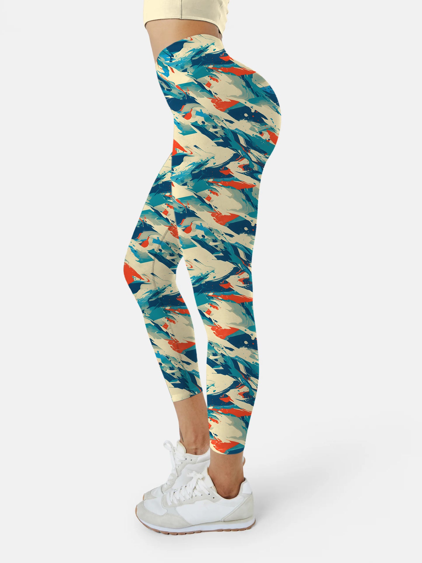 I204 Inked yoga leggings