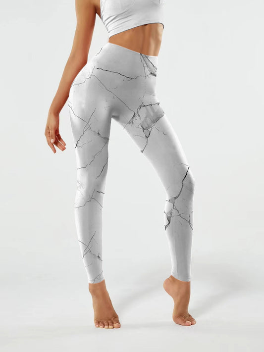 M148 Marble Textured Yoga leggings