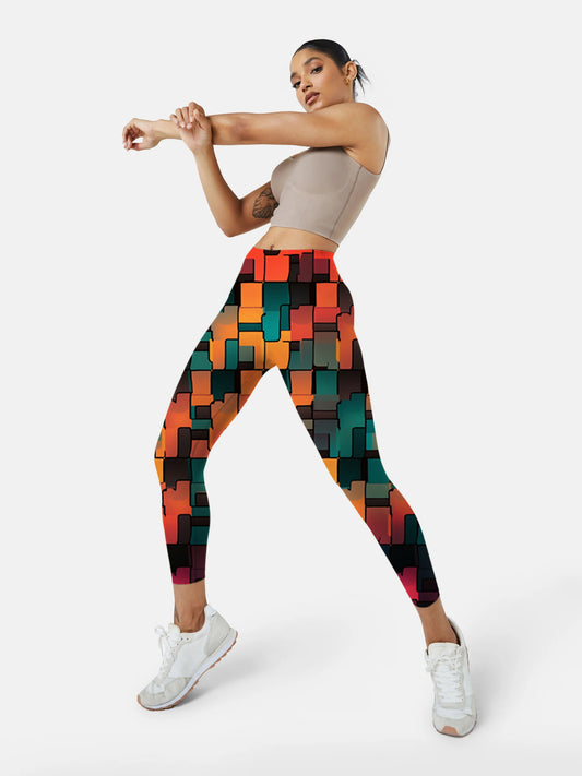 B110 Colorblock Yoga leggings