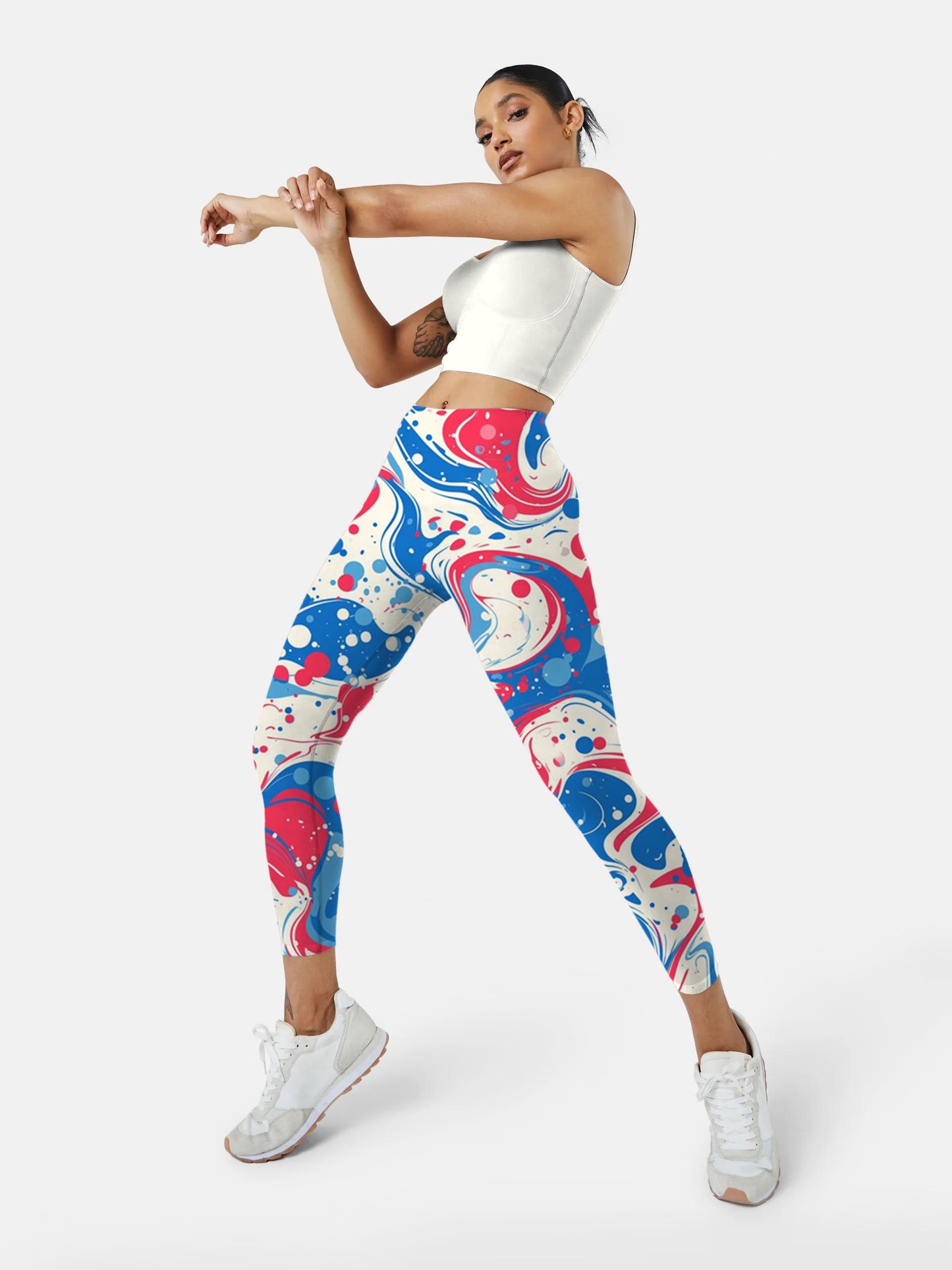 S276 Abstract  yoga leggings