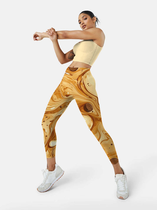 I228 cocoa yoga leggings