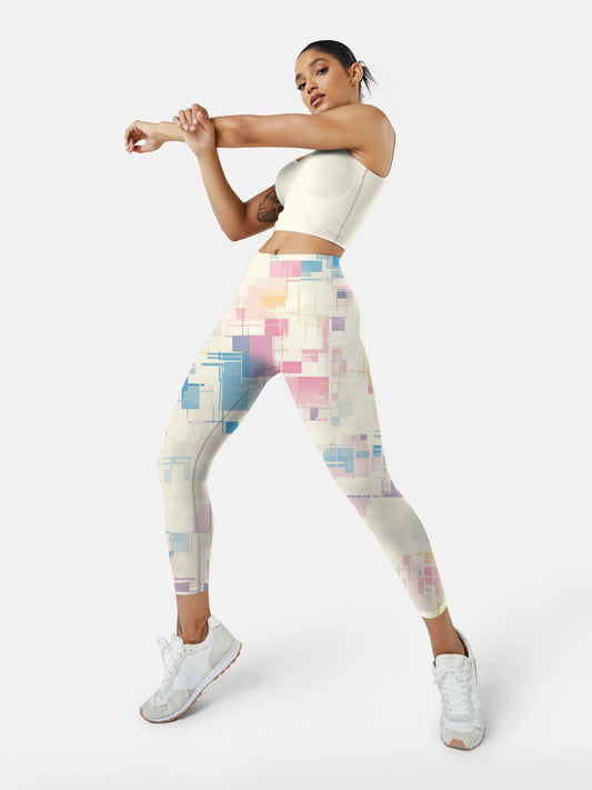 B240  Colorblock Yoga leggings