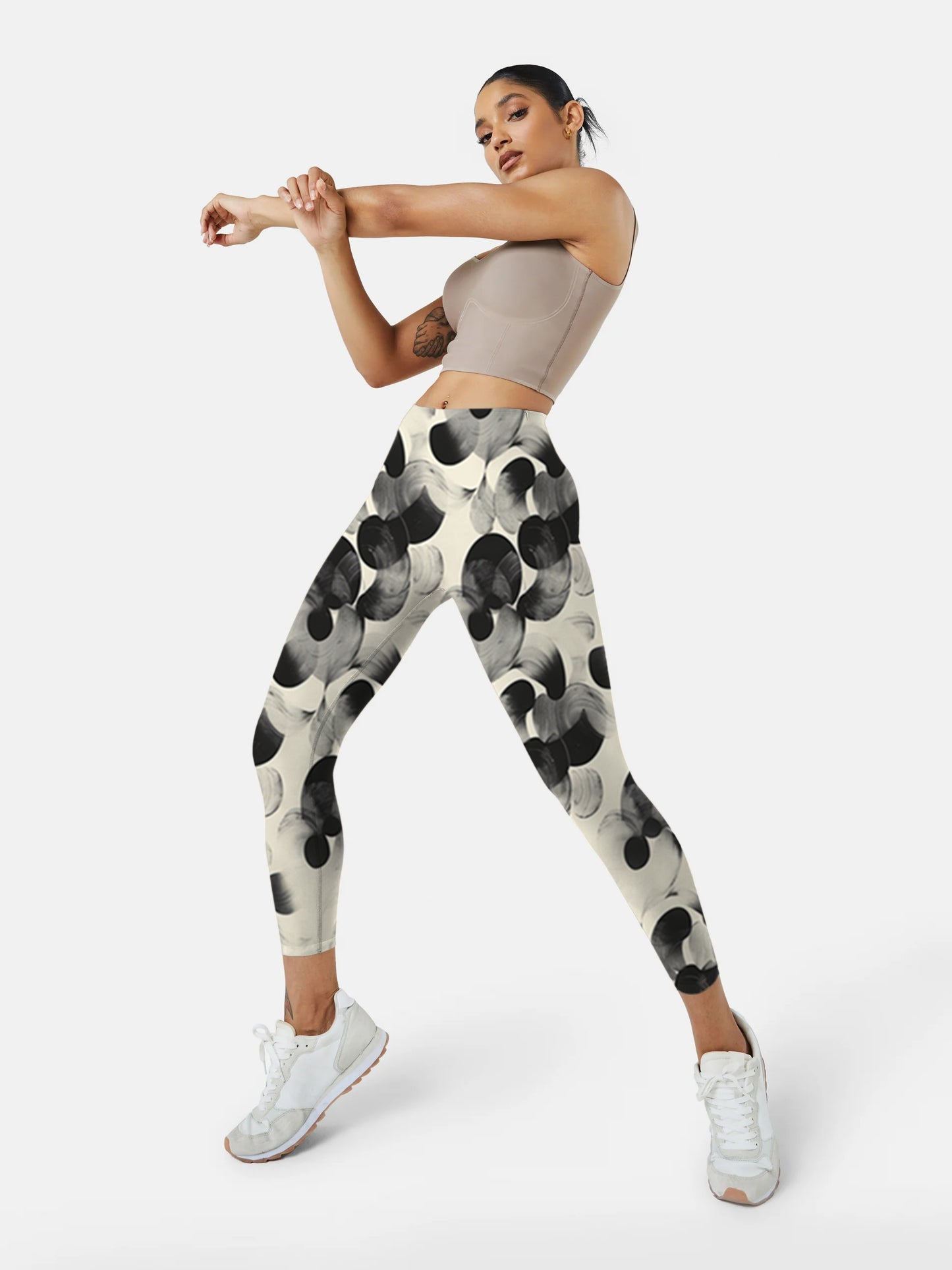 Beige Ink Yoga leggings