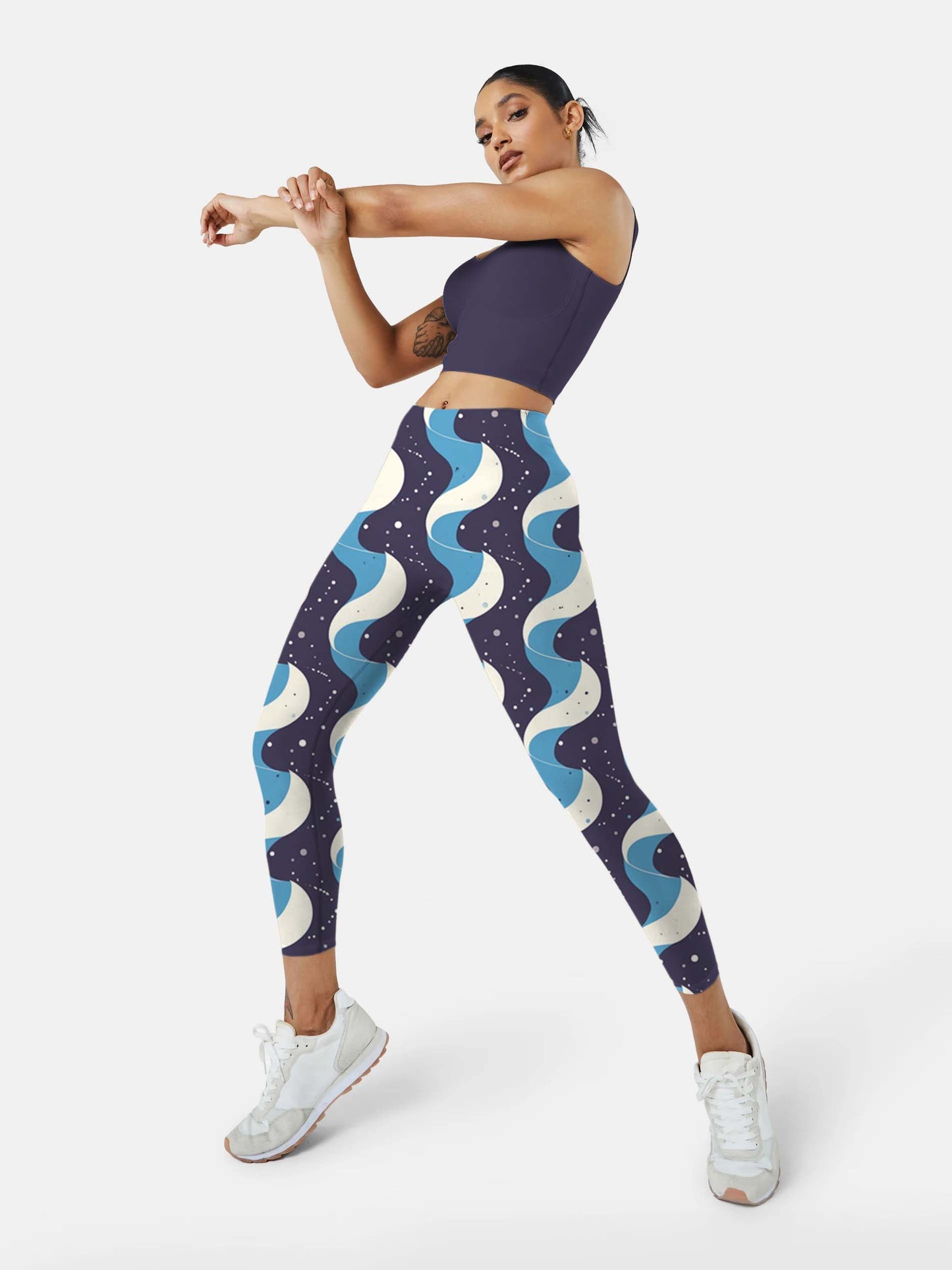 S262 long spiral yoga leggings