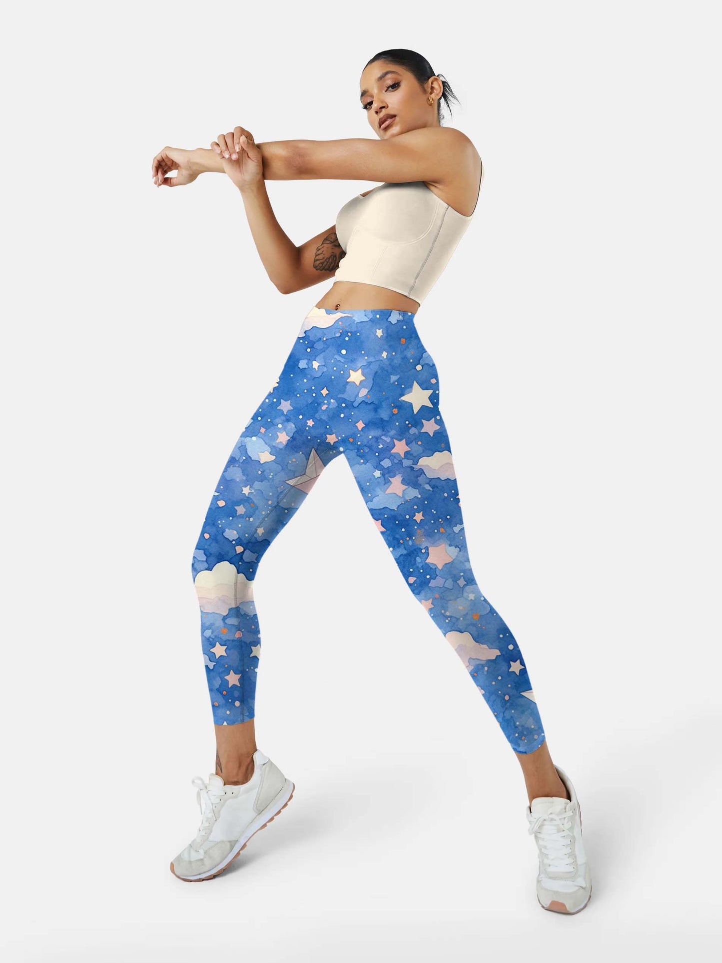 S218 Lovely Star yoga leggings