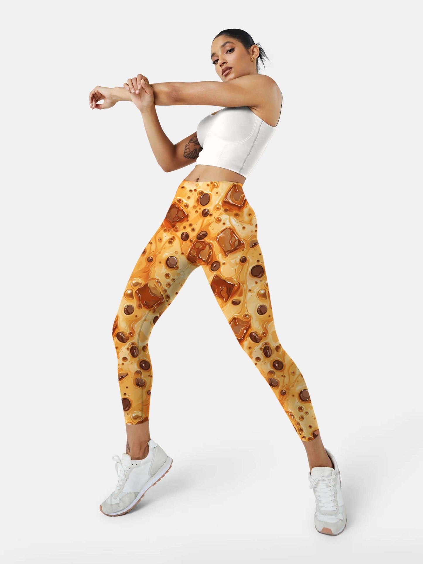 I243 cocoa yoga leggings