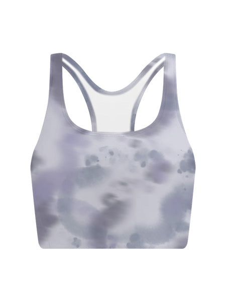 Gray Blue Ink Dye Yoga Top Tank