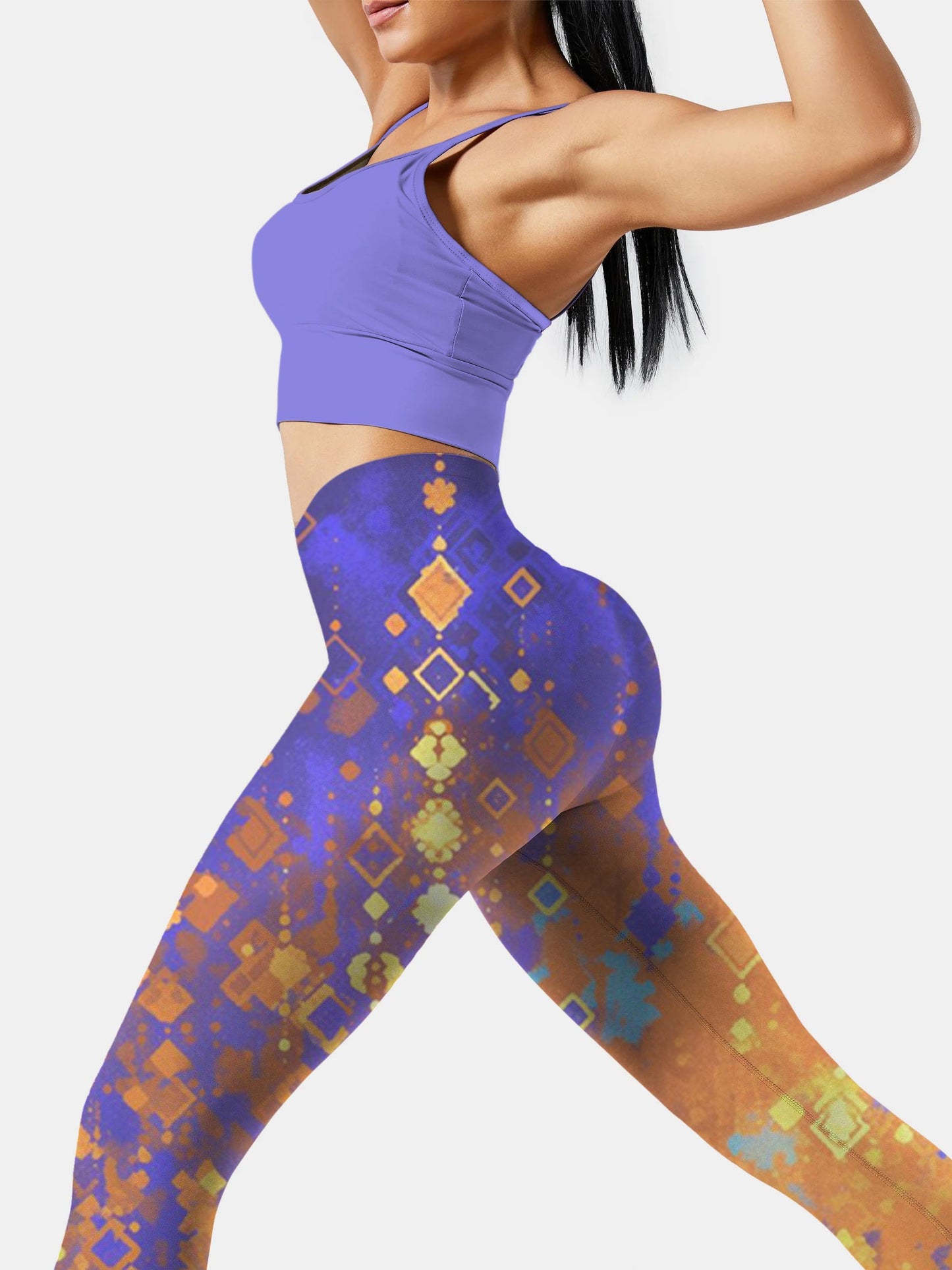 S274 Abstract  yoga leggings