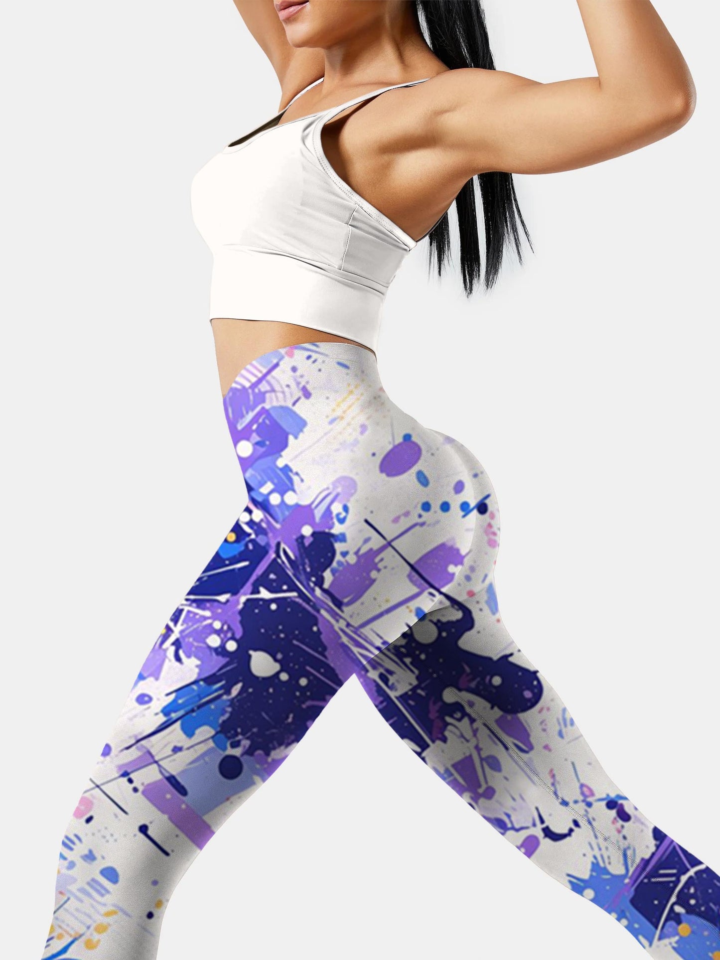 S275 Abstract  yoga leggings