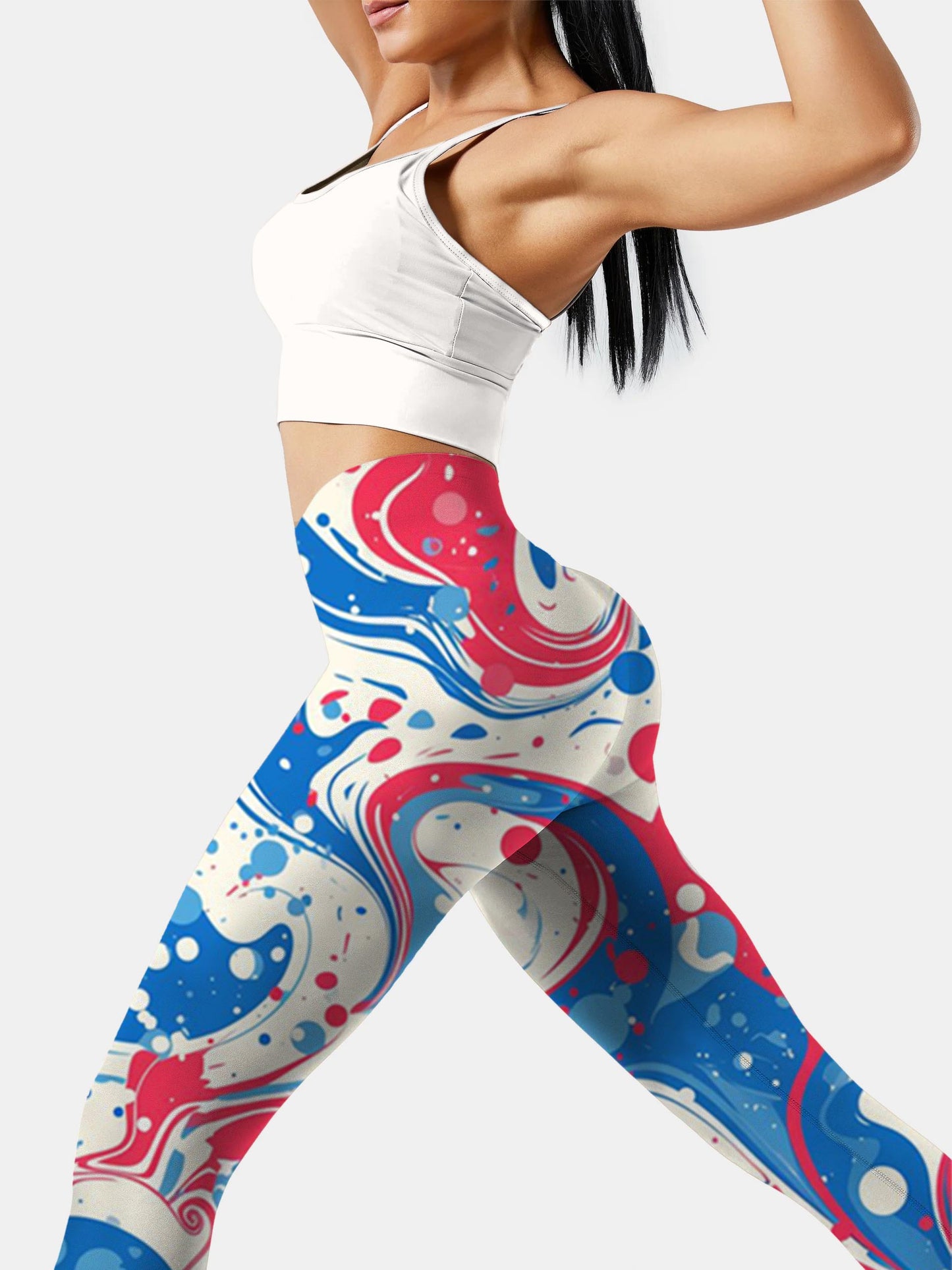 S276 Abstract  yoga leggings