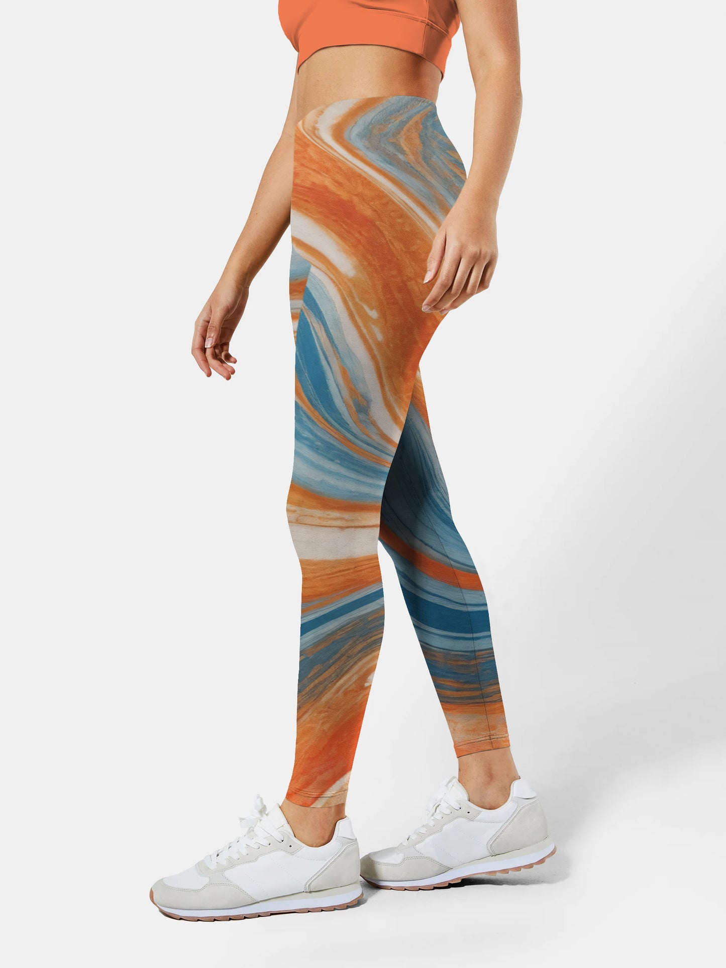 I198 pastel yoga leggings