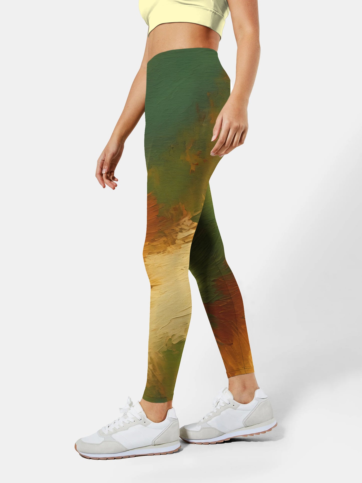 I202 pastel yoga leggings