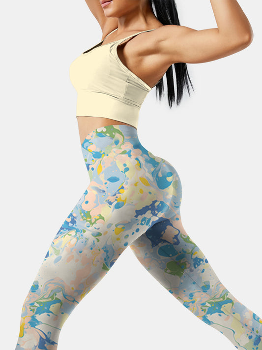 I205 Inked yoga leggings