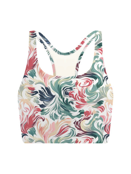 F112 Printed  Yoga Top Tank