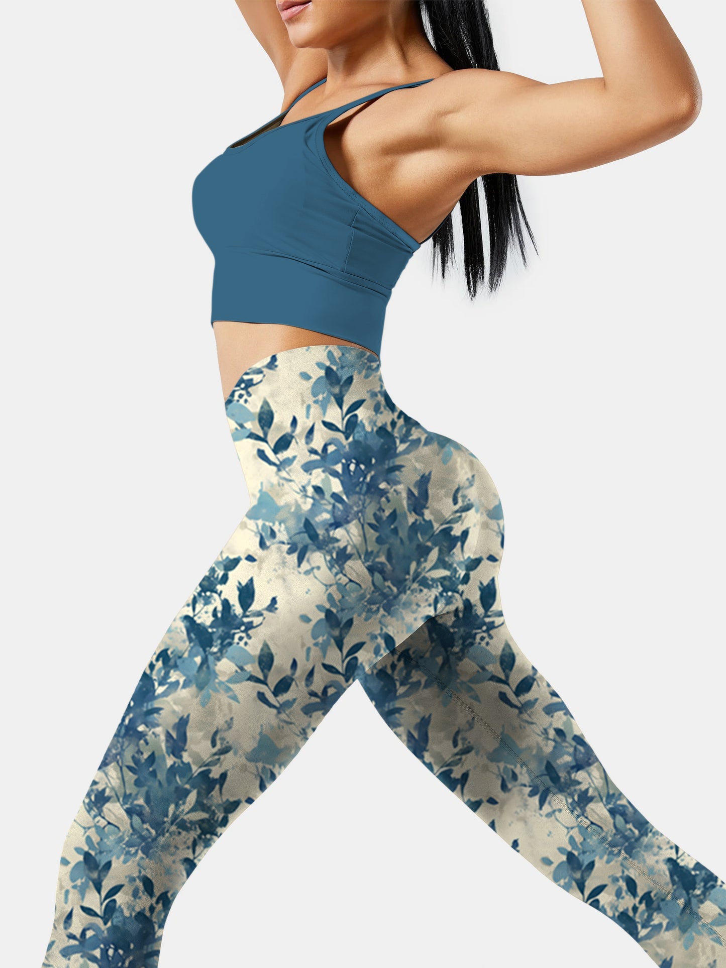 F207 printed yoga leggings