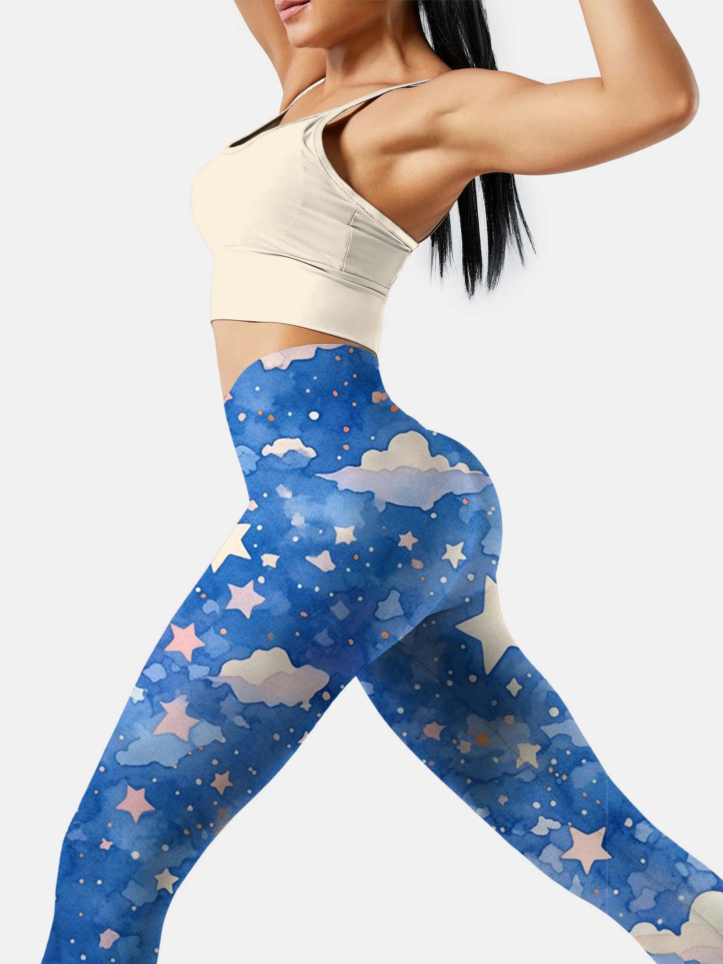 S218 Lovely Star yoga leggings