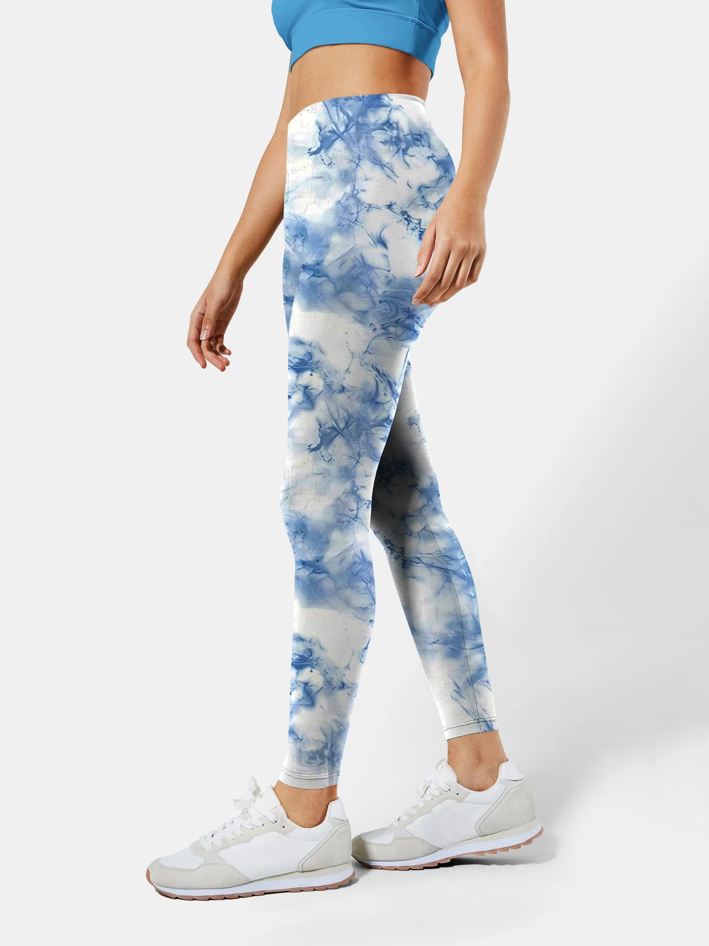 T127 Celadon Texture yoga leggings