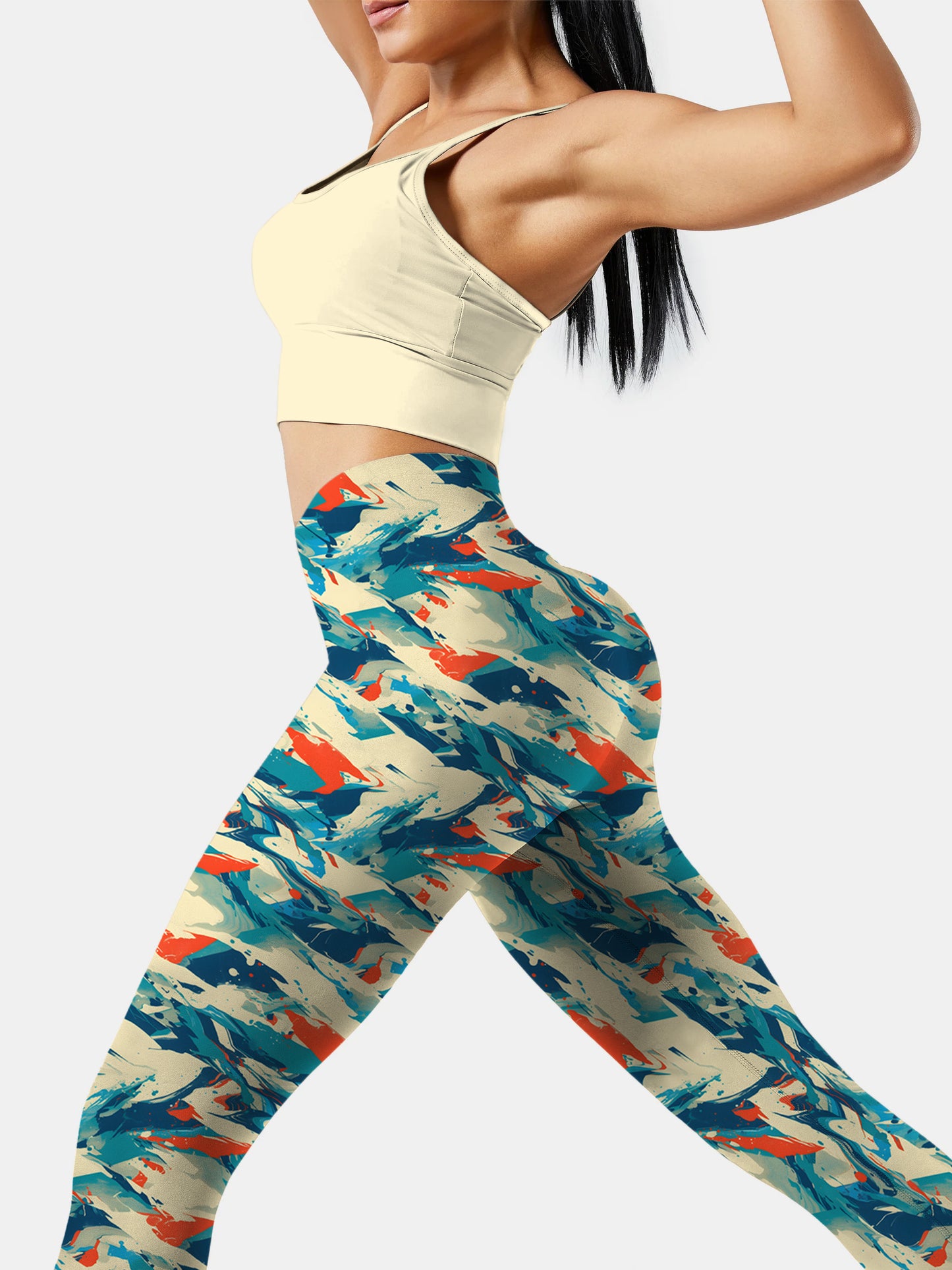 I204 Inked yoga leggings