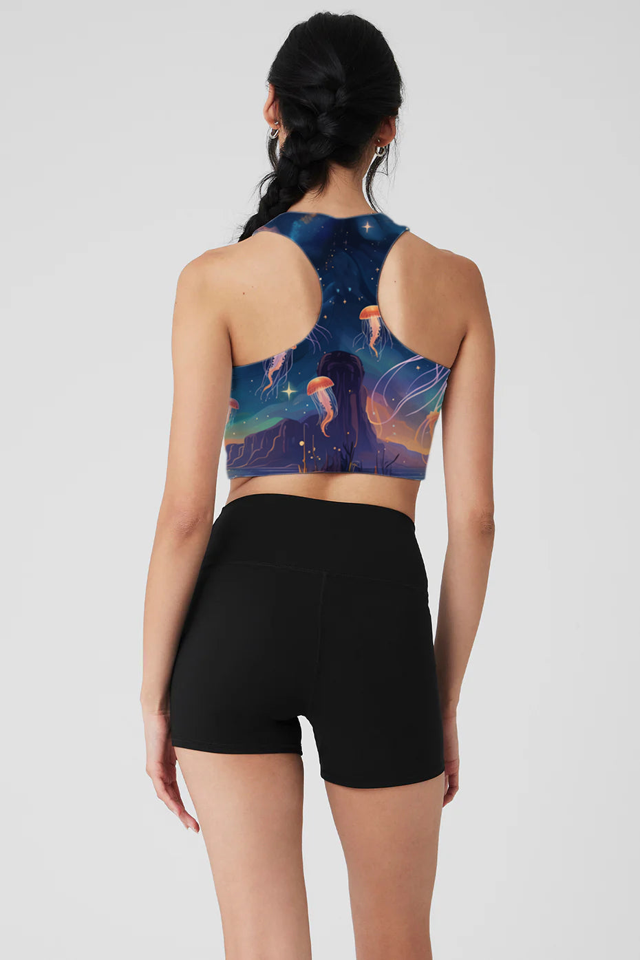 Deep Sea Glow Jellyfish Yoga Top